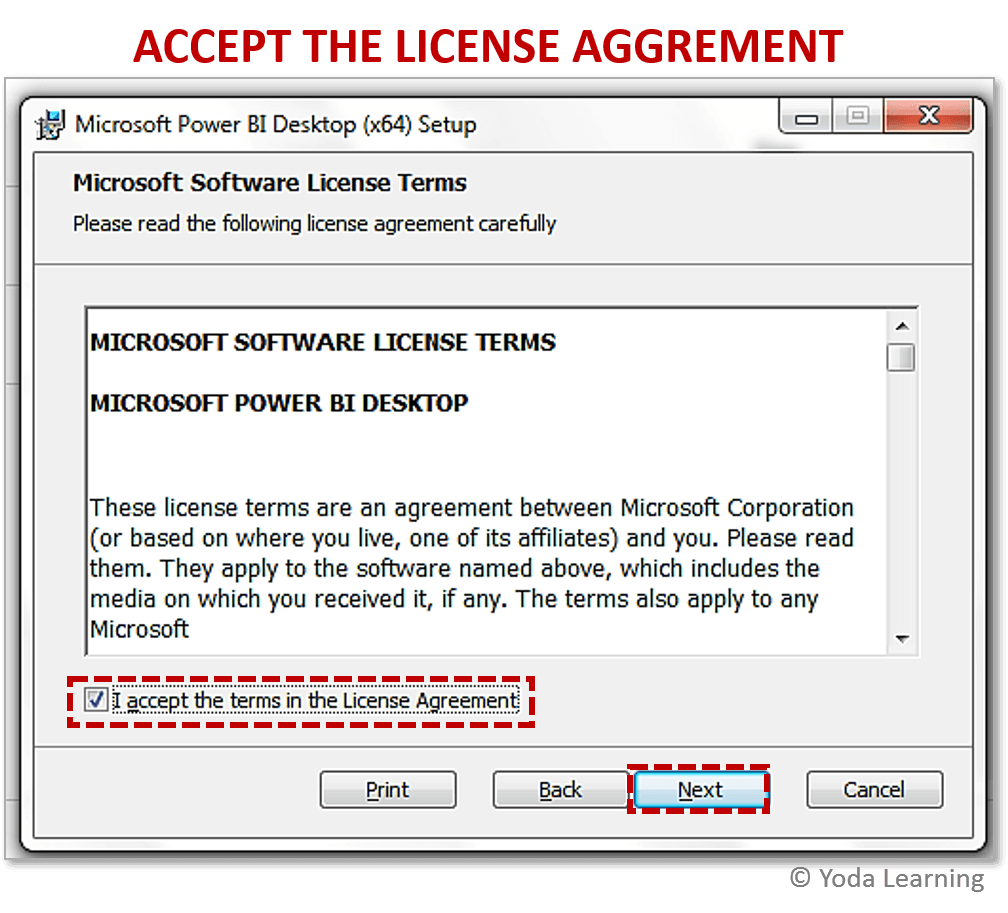 Aceite o agrupamento de licenças do Power BI