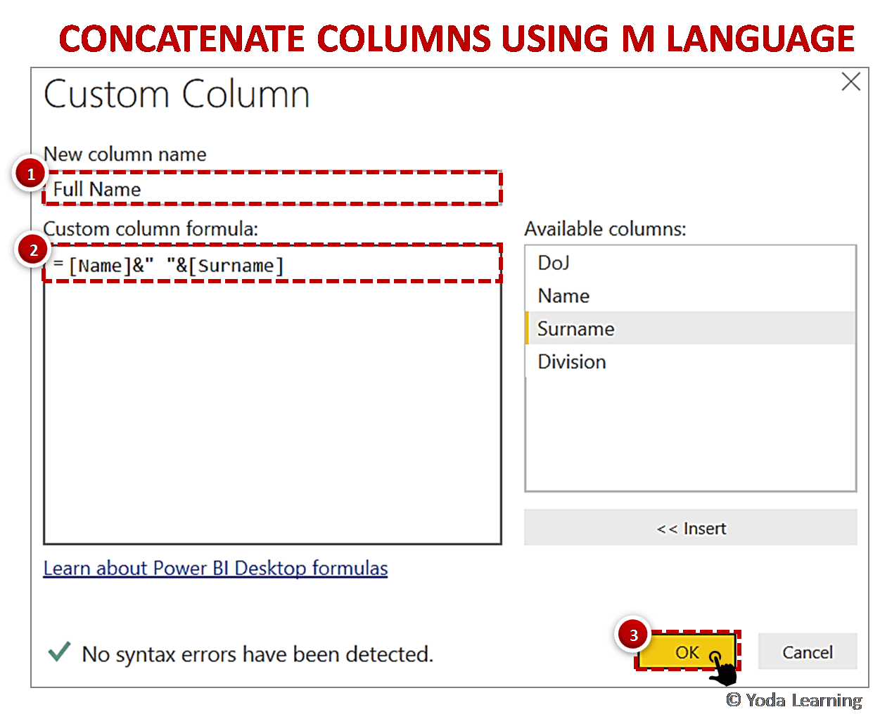 5 Easy Steps To Concatenate Data Text Using M In Power Query Excel