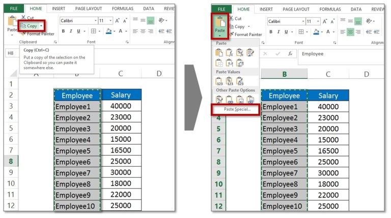 Copy-Data-using-Copy-Paste-Excel-Basics