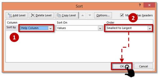 Sort-data-by-smallest-to-largest