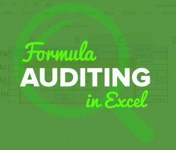 Advanced excel formula auditing