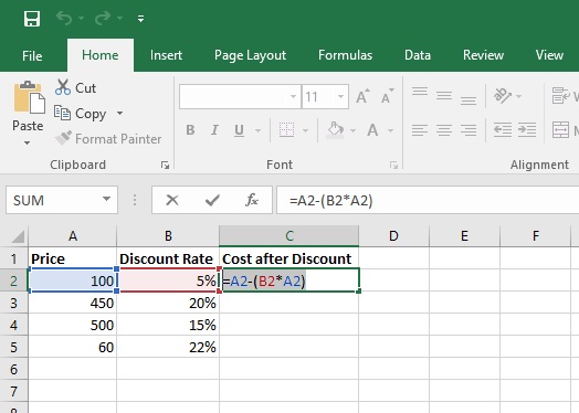 Calculate A Percentage Increase In Excel Percentage Increase Calculator