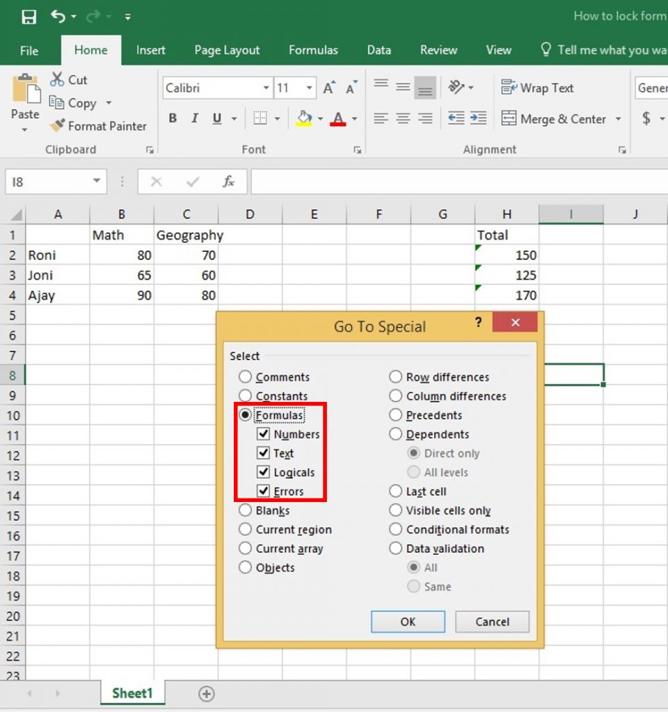 7 Steps To Lock Formulas In Excel Step By Step Guide 7700