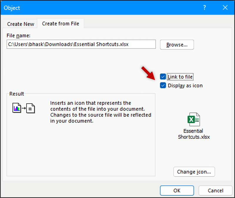 How to Insert Files into Excel