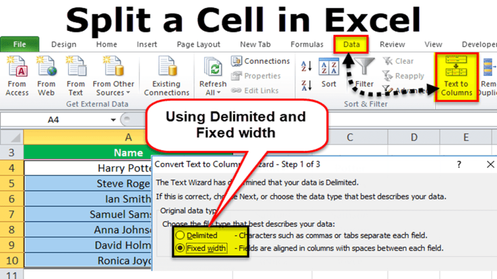 how-to-split-a-cell-in-half-in-excel-excel-2016-how-to-split-cells